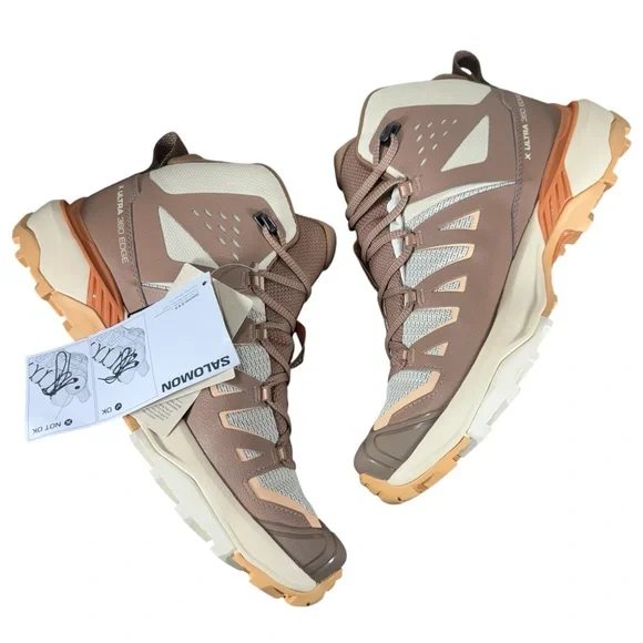 Salomon X Ultra 360 Edge Gore-Tex Waterproof Hiking Boots 474627 Women's Size 10 - Picture 3 of 11